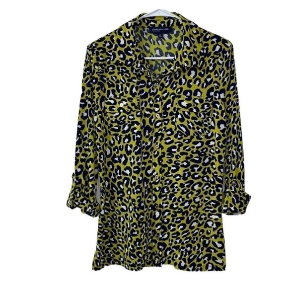 Jones New York Animal Print Top(Size Medium) - Picture 1 of 5